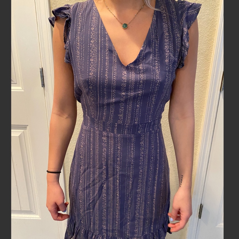 purple dress